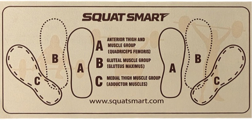 SQUAT SMART TRAINING MAT- NUDE