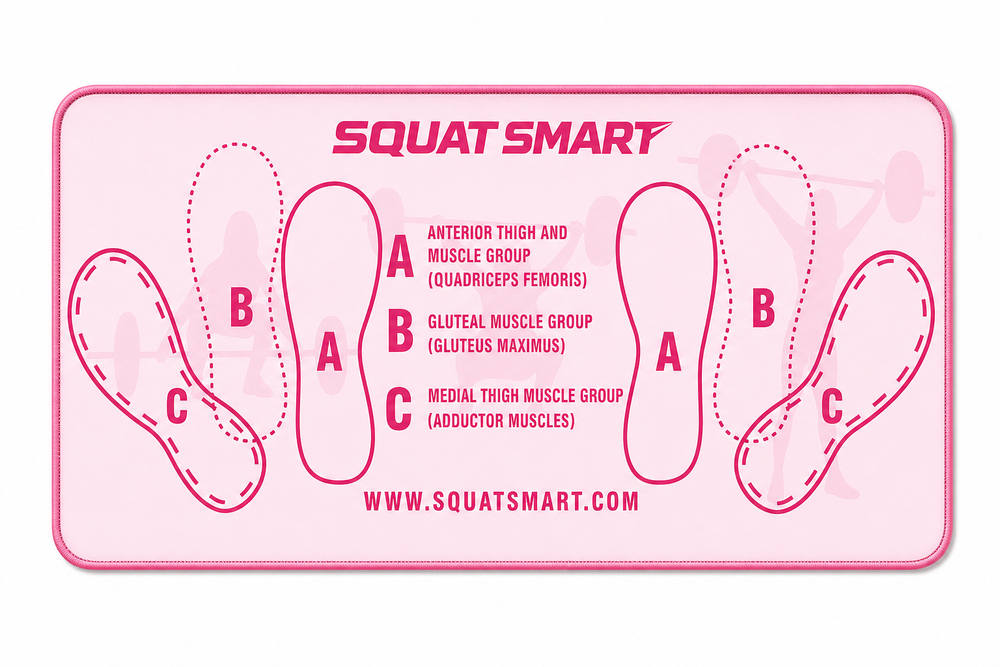 SQUAT SMART TRAINING MAT - BLUSH