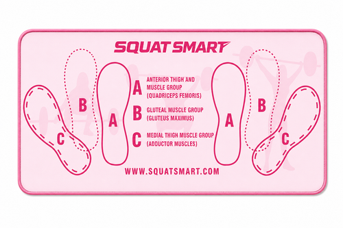 SQUAT SMART TRAINING MAT - BLUSH