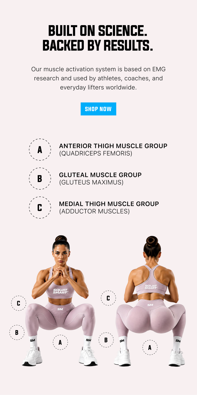 Squat Smart Training Map Mobile